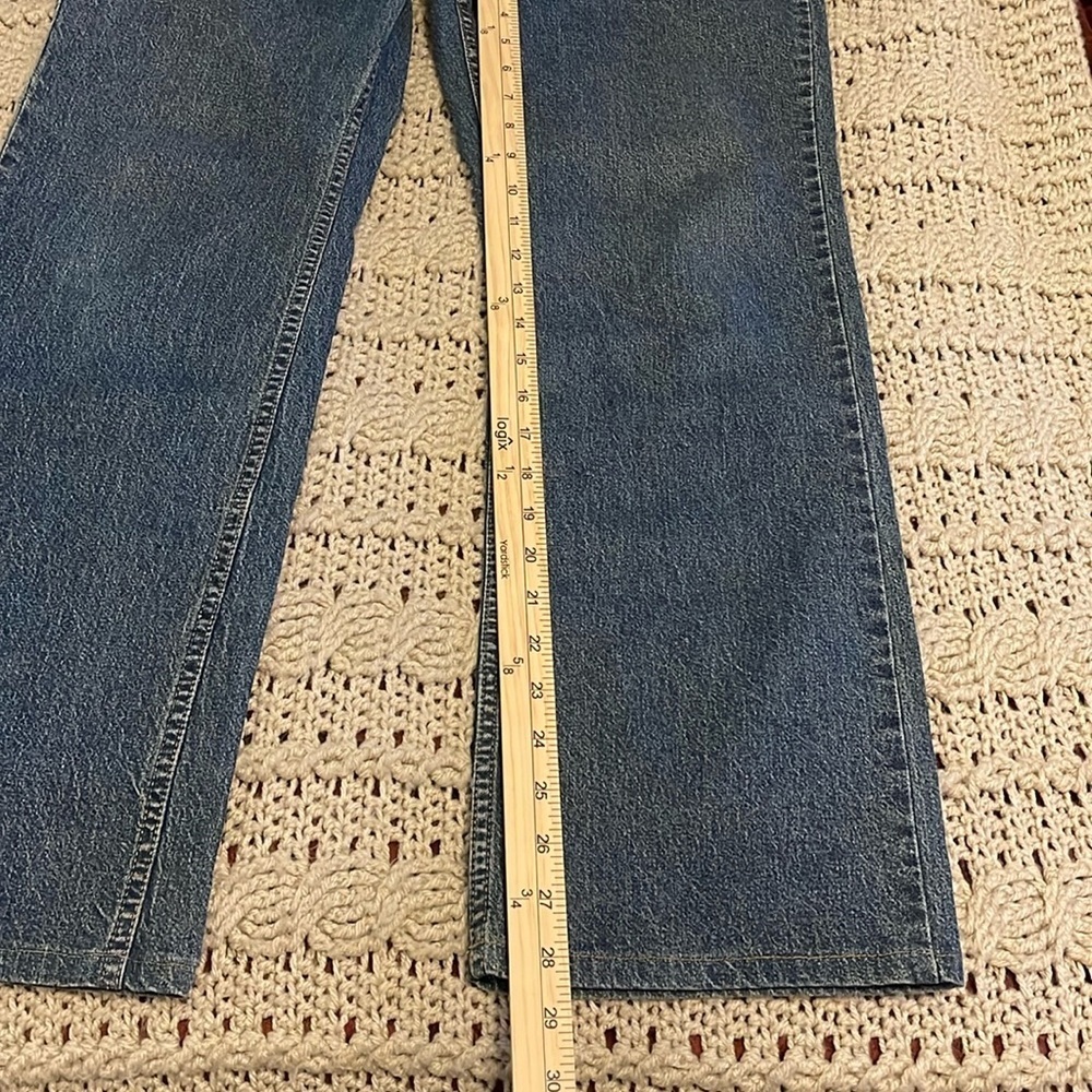 Van Heusen straight leg jeans women sz 12R Blue, Rounded back pockets Y2K Style